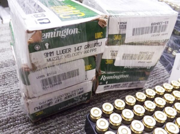 850 rd Lot of Remington 9mm 147 grain FMC Ammo $9.36 per Box, $50 ship - Image 7