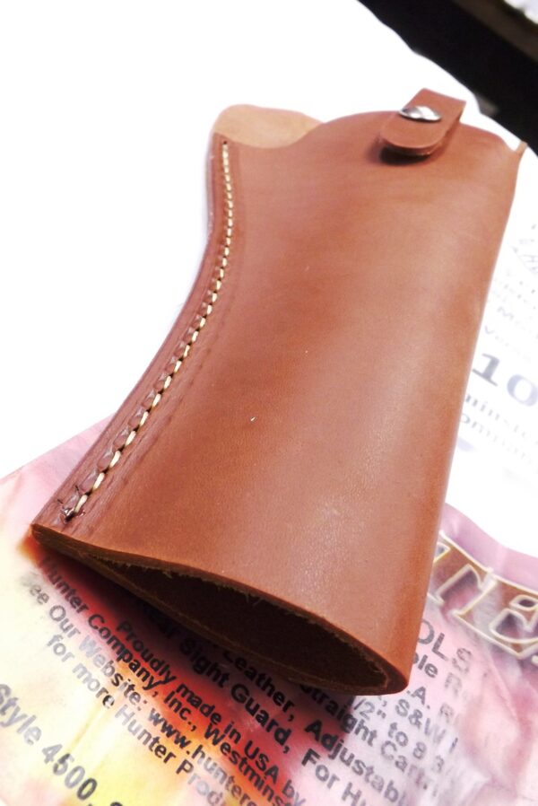 Hunter Co. Classic US Leather Holster 4 – 5 in Revolvers Autos Versa Open End Adjustable Strap - Image 11