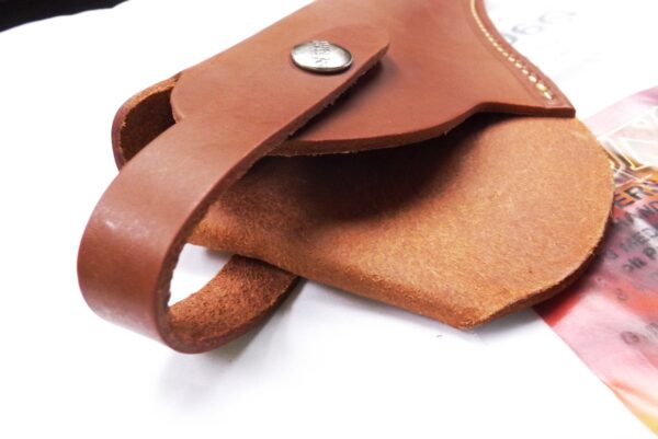 Hunter Co. Classic US Leather Holster 4 – 5 in Revolvers Autos Versa Open End Adjustable Strap - Image 2