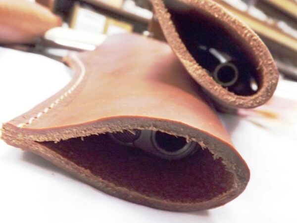 Hunter Co. Classic US Leather Holster 4 – 5 in Revolvers Autos Versa Open End Adjustable Strap - Image 6