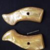 Jay Scott Imitation Pearl Grips for Smith & Wesson J Round Aged Yellow Repairs