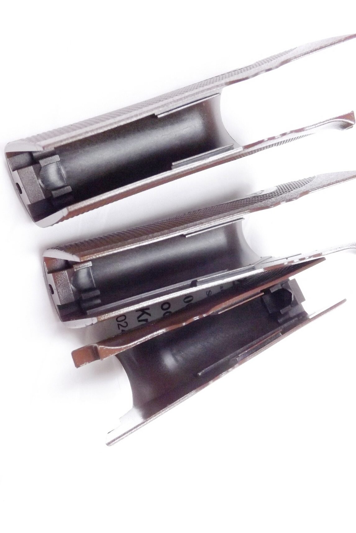 Wood Tone Krylon Grips for S&W 4006 5906 Smith & Wesson 5900 4000 Pistols Straight Back Thin profile - Image 2