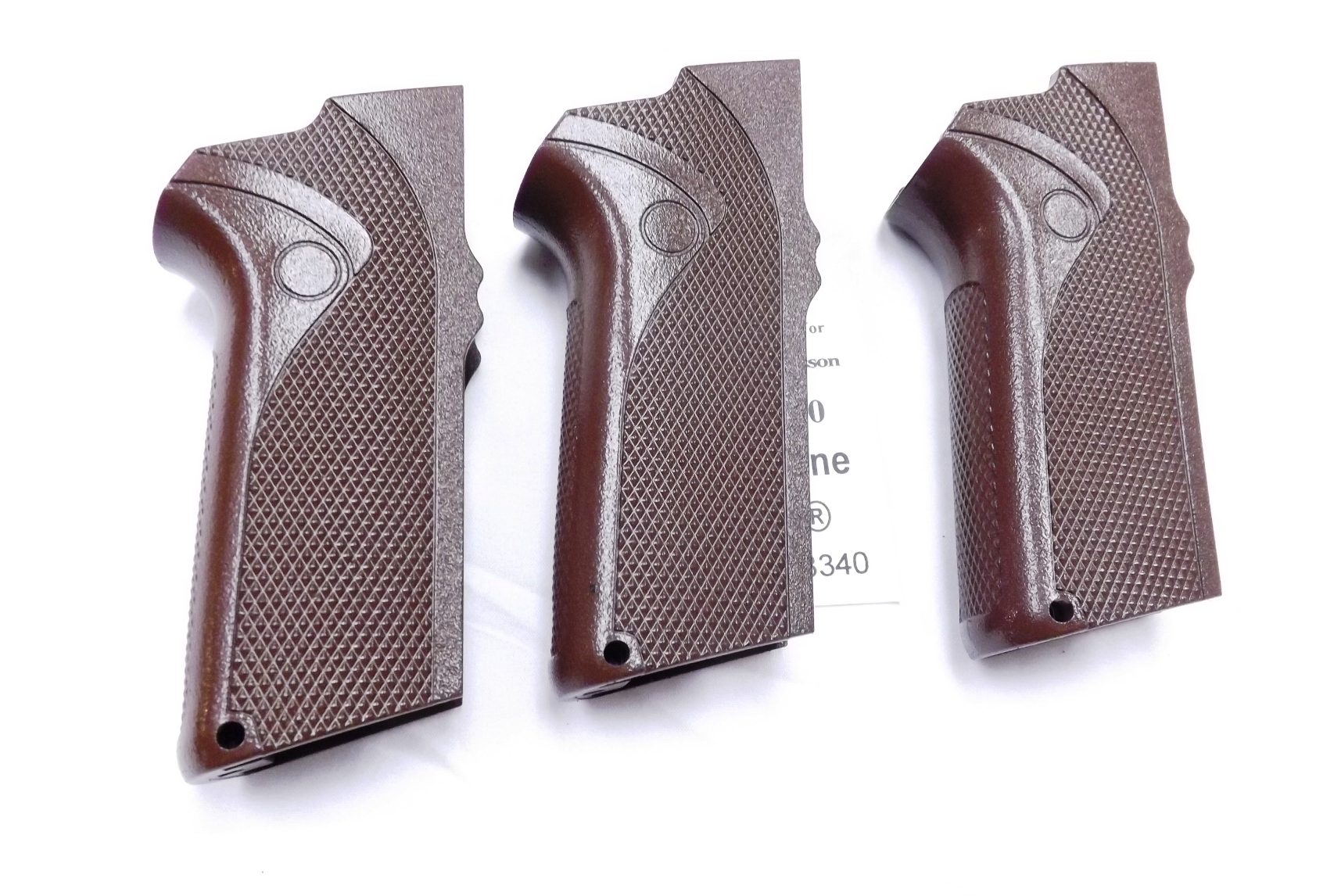 Wood Tone Krylon Grips for S&W 4006 5906 Smith & Wesson 5900 4000 Pistols Straight Back Thin profile - Image 7
