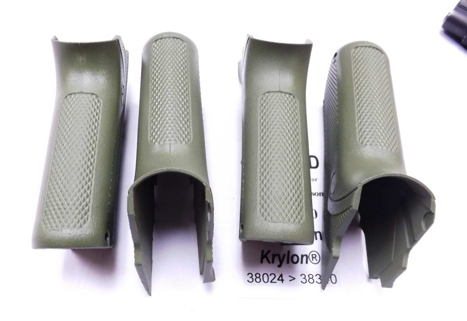 OD Green Krylon Grips for S&W 4006 5906 Smith & Wesson 5900 4000 Pistols Straight Back Thin profile (Copy) - Image 12
