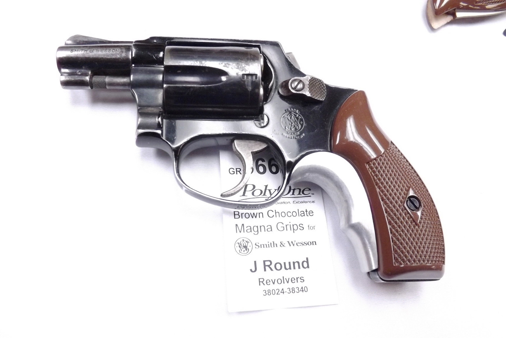 Brown Poly Grips fit S&W J Revolvers models 36 60 642 Small Magna Size Buy 12 @ $4 per set - Image 11