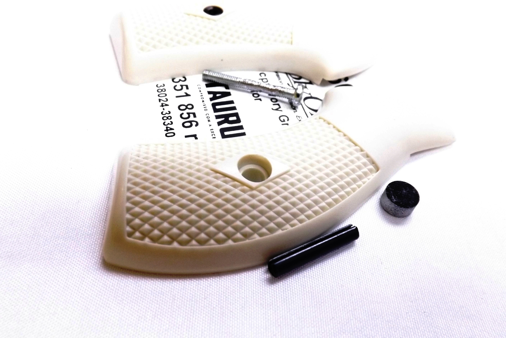 Taurus 85 856 Revolver Ajax Magna type Small Ivory Grips, Seal, and Pin compatible with Adapters - Image 16