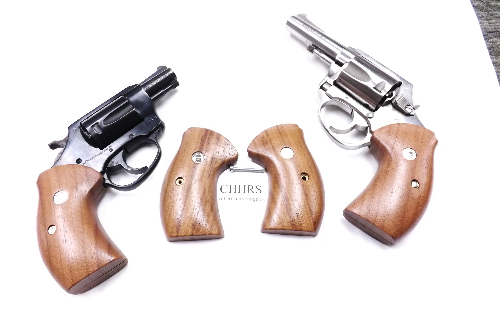 5 sets Herretts Walnut Combat Grips fit All Charter Arms Revolvers Walnut Shooting Ace $15.20 per set, free ship