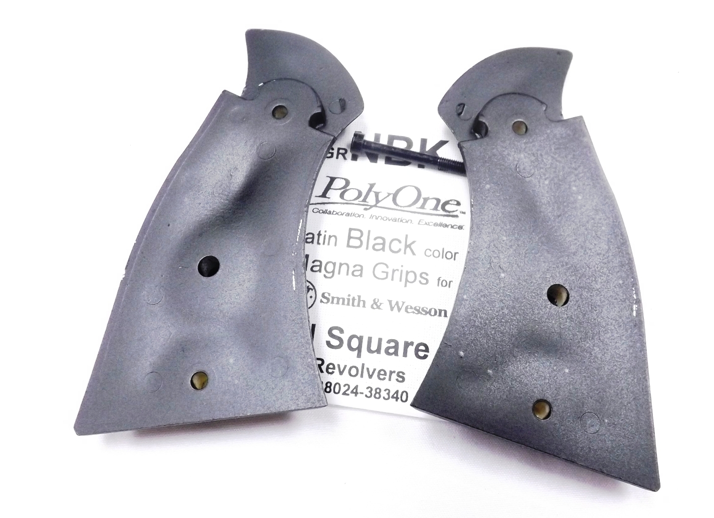 Black Horn Grips S&W N Square Revolvers models 25 27 28 29 629 Krylon Buy 4 sets get 1 free! - Image 5