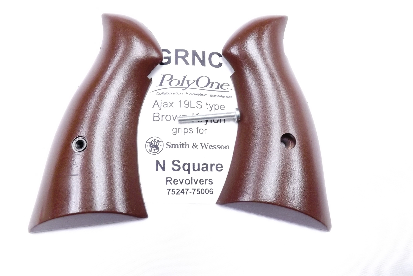 Brown Wood Tone Grips S&W N Square Revolvers models 25 27 28 29 629 Krylon Buy 4 sets get 1 free!