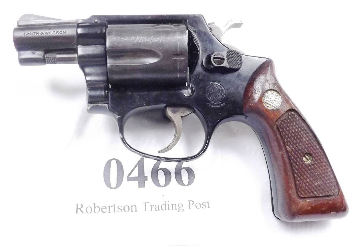 Smith & Wesson .38 Spl Model 37 Airweight 2” Square 1983 Bangor Punta Revolver Good Condition Cold Warrior