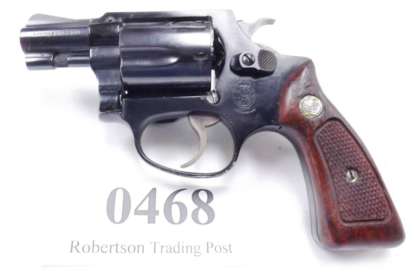 Smith &Wesson .38 Spl Model 37 Airweight 2” Square Revolver 1978 Bangor Punta Excellent Cold War