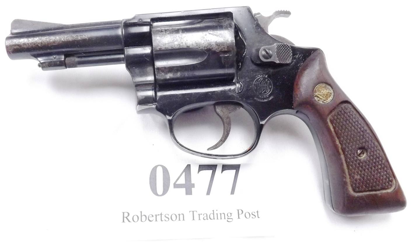 Smith & Wesson .38 Spl Model 37 Blue 3” Square 1968 Good C&R CA OK Revolver