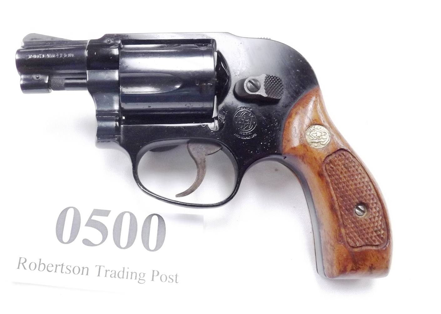 Smith & Wesson .38 Model 38 Airweight Bodyguard 2” 1979 Pinned Revolver Exc