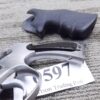 S&W .38 +P 64-5 Stainless 4” Heavy Barrel 1991 Satin Trigger Hammer, Hogues - Image 10