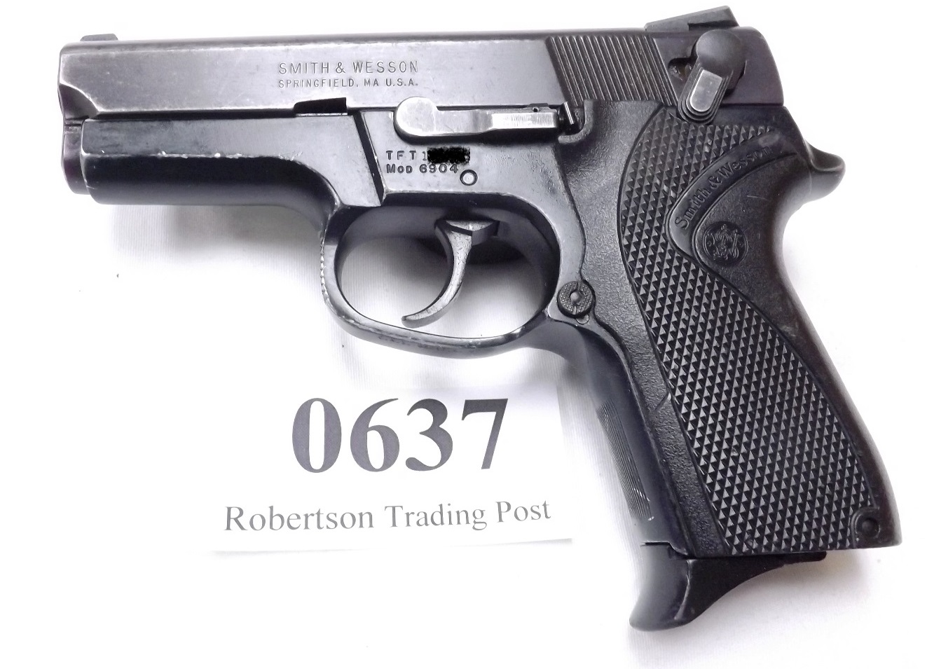 S&W 9mm 6904 Compact Auto 12 Shot 1994 Smith & Wesson 3 Safeties 1 Mag