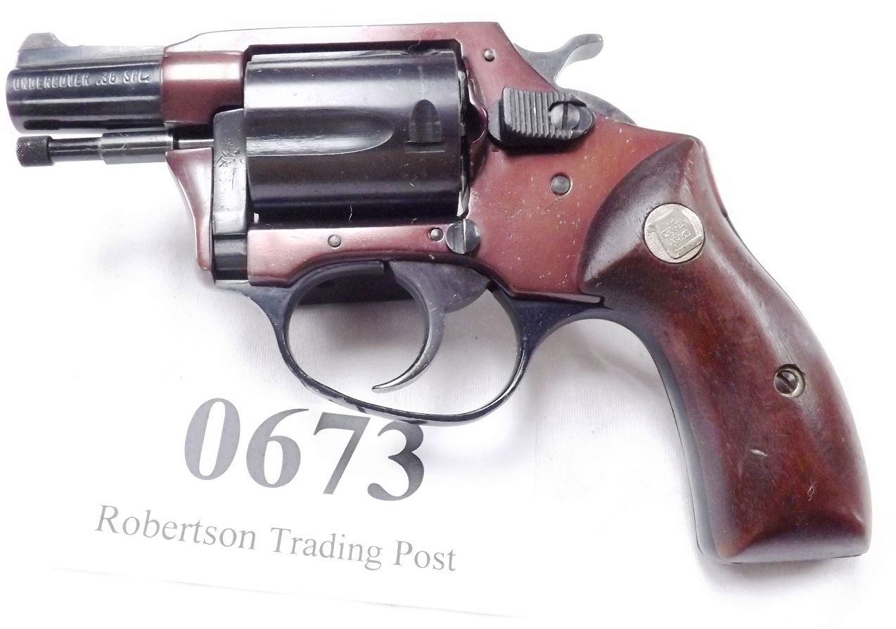 Charter Arms Bridgeport .38 Undercover 2” Snub Revolver 1972 C&R CA OK Exc