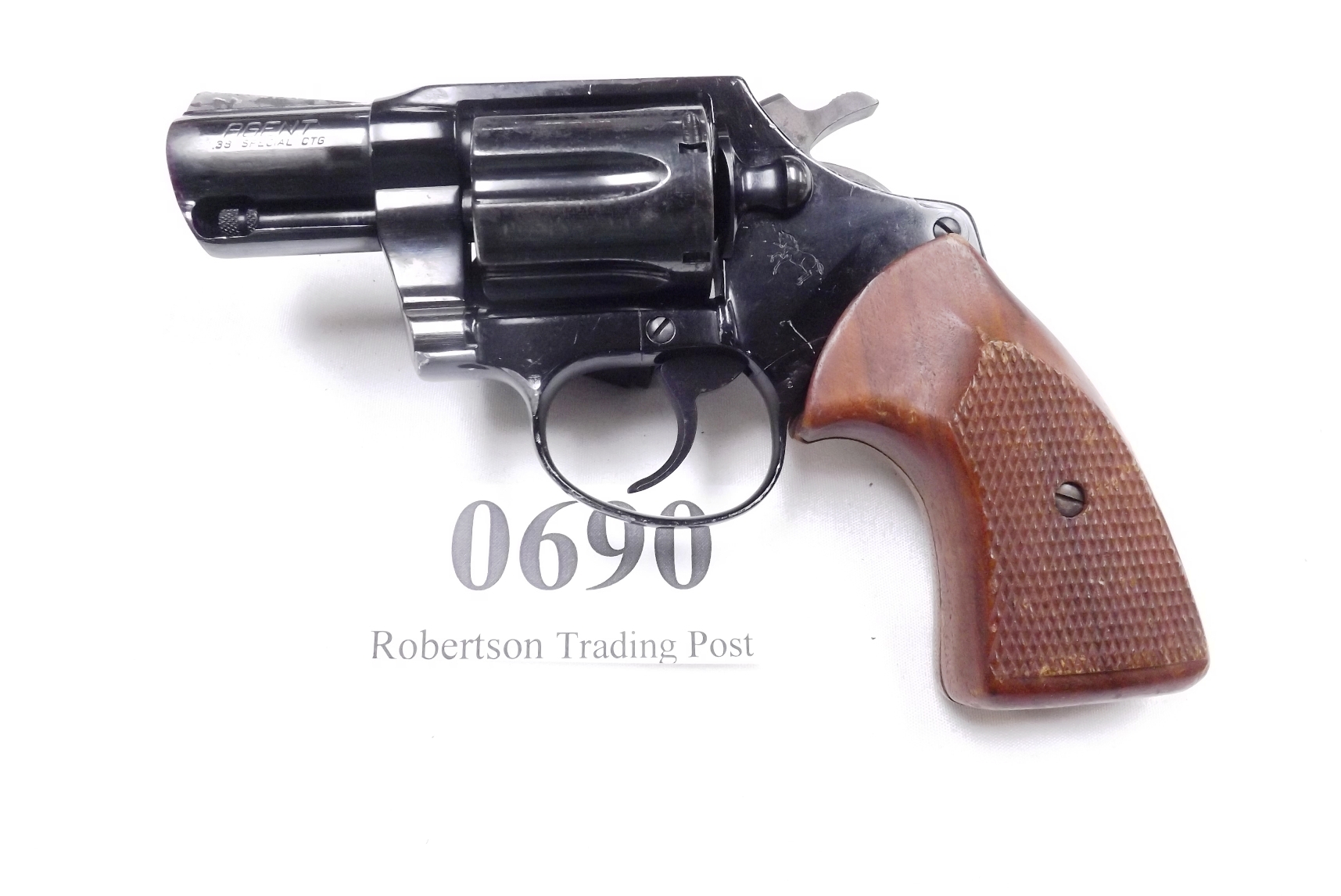 Colt .38 Agent Lightweight 2” Snub Revolver 1977 Cold War with Markings Cobra type