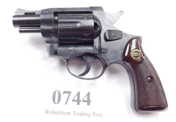 Rohm Eig .38 Spl pre- RG38 Snub 2” Blue 1968 VG Revolver C&R CA OK