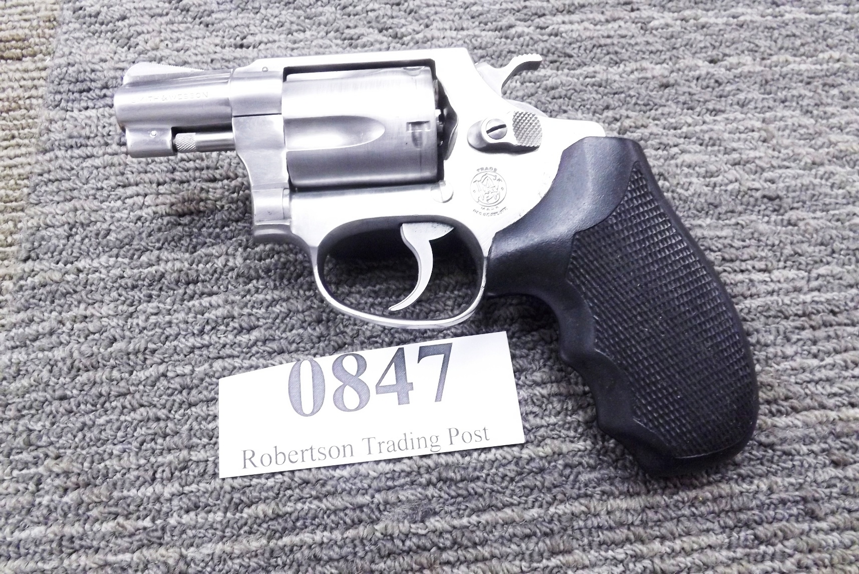 S&W .38 Special model 60 Stainless 2” 1969 Pinned 1st Year VG C&R CA OK