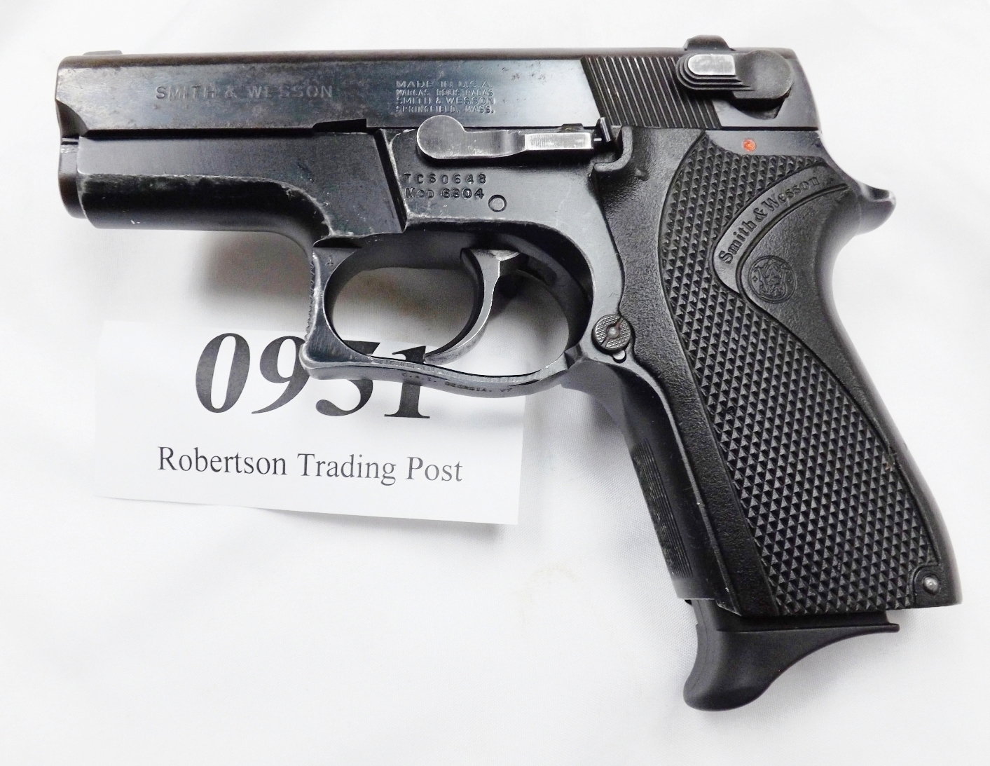 S&W 9mm 6904 Compact Auto 12 Shot 1989 Smith & Wesson 3 Safeties 1 Mag