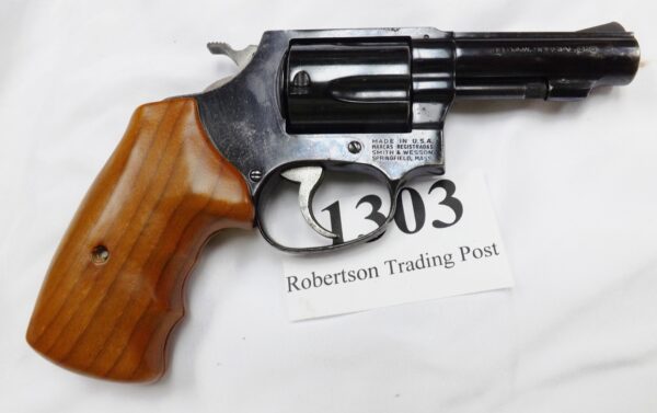 Smith & Wesson .38 Spl Model 36-1 Chief 3” Pinned Square Revolver 1977 Walnut - Image 15