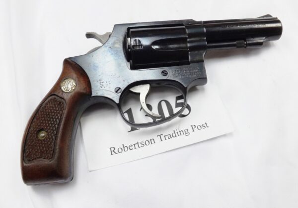 Smith & Wesson .38 Spl Model 36-1 Chief 3” Pinned Round Revolver 1981 Walnut - Image 16