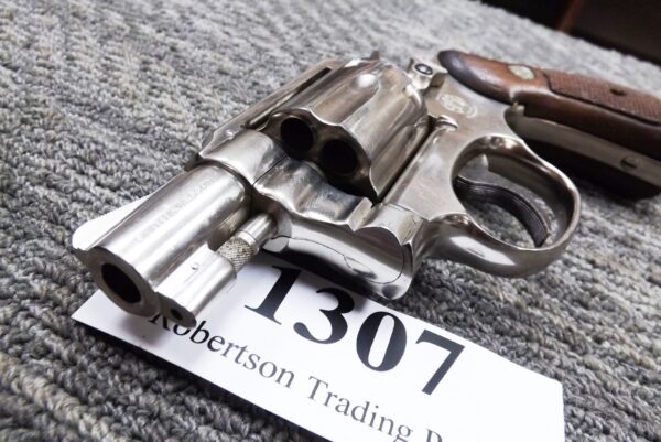 Smith & Wesson .38 Spl Model 10-7 2” Nickel Snub 1981 S&W 10 Revolver - Image 11