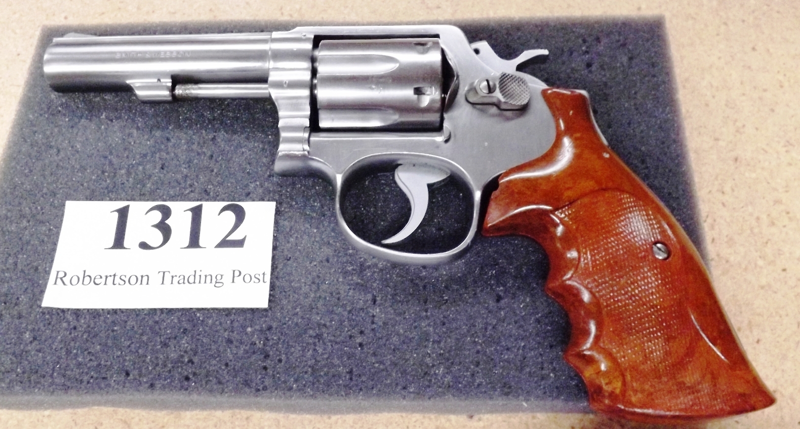 S&W .357 model 65-2 Stainless 4” HB Satin TH VG 1979 VG Smith & Wesson