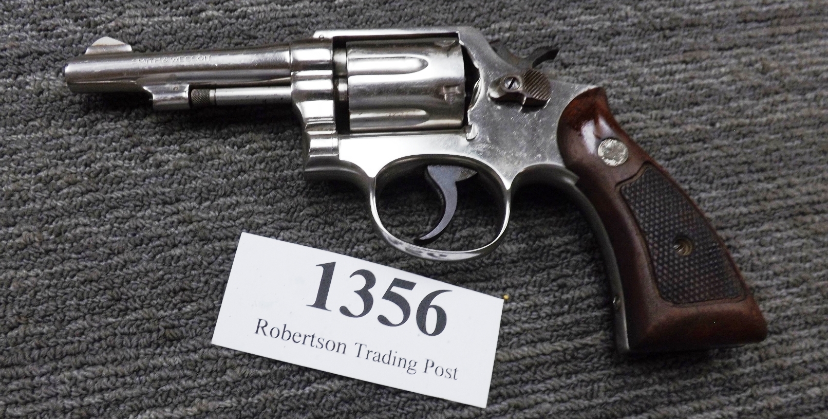 Smith & Wesson .38 Spl Model 10-5 Nickel 4” Pencil Barrel 1968 S&W Special C&R CA OK Revolver