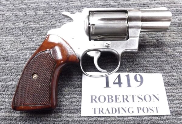 Colt .38 Special Cobra 2nd Model 1970 Nickel 2” VG C&R CA OK Snub Revolver - Image 16