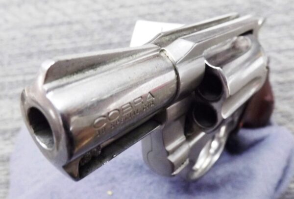 Colt .38 Special Cobra 2nd Model 1970 Nickel 2” VG C&R CA OK Snub Revolver - Image 3