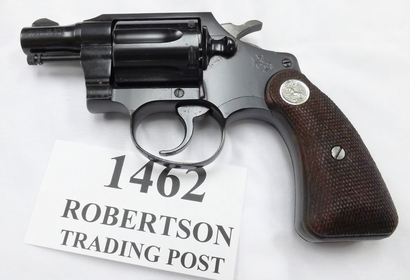 Colt .38 Spl Detective Special 2” Blue Snub 1958 C&R CA OK Revolver Cold War VG-Exc Ramey AFB