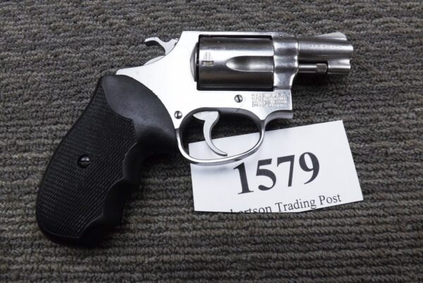 S&W .38 Special model 60 Stainless 2” 1969 Pinned 1st Year VG C&R CA OK Sile Grips - Image 10