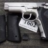 S&W 4003 Lightweight Stainless .40 Smith & Wesson 12 Shot VG 1993 108152 2 Grips Hogues & Correct