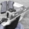 S&W 4003 Lightweight Stainless .40 Smith & Wesson 12 Shot VG 1993 108152 2 Grips Hogues & Correct - Image 14