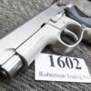 S&W 4003 Lightweight Stainless .40 Smith & Wesson 12 Shot VG 1993 108152 2 Grips Hogues & Correct - Image 7