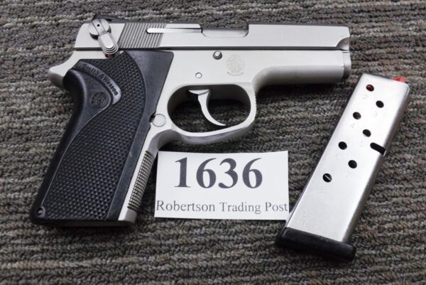 S&W 9mm 3913 Compact Auto 103730 Stainless 1991 Smith & Wesson VG Condition 1st Year of Production - Image 15