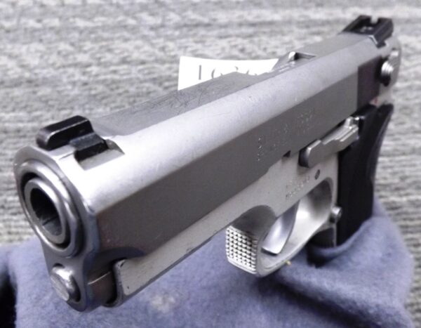 S&W 9mm 3913 Compact Auto 103730 Stainless 1991 Smith & Wesson VG Condition 1st Year of Production - Image 5