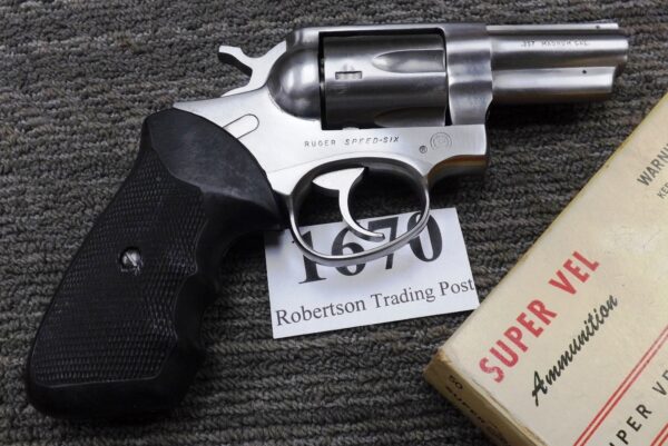 Ruger Speed Six .357 Mag Stainless 2 3/4” Revolver 1980 Cold War VG  GP100 class - Image 13