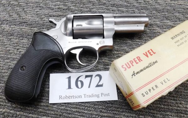 Ruger Speed Six .357 Magnum Stainless 2 3/4” Revolver 1982 Cold War Agency Marked GP100 class - Image 10