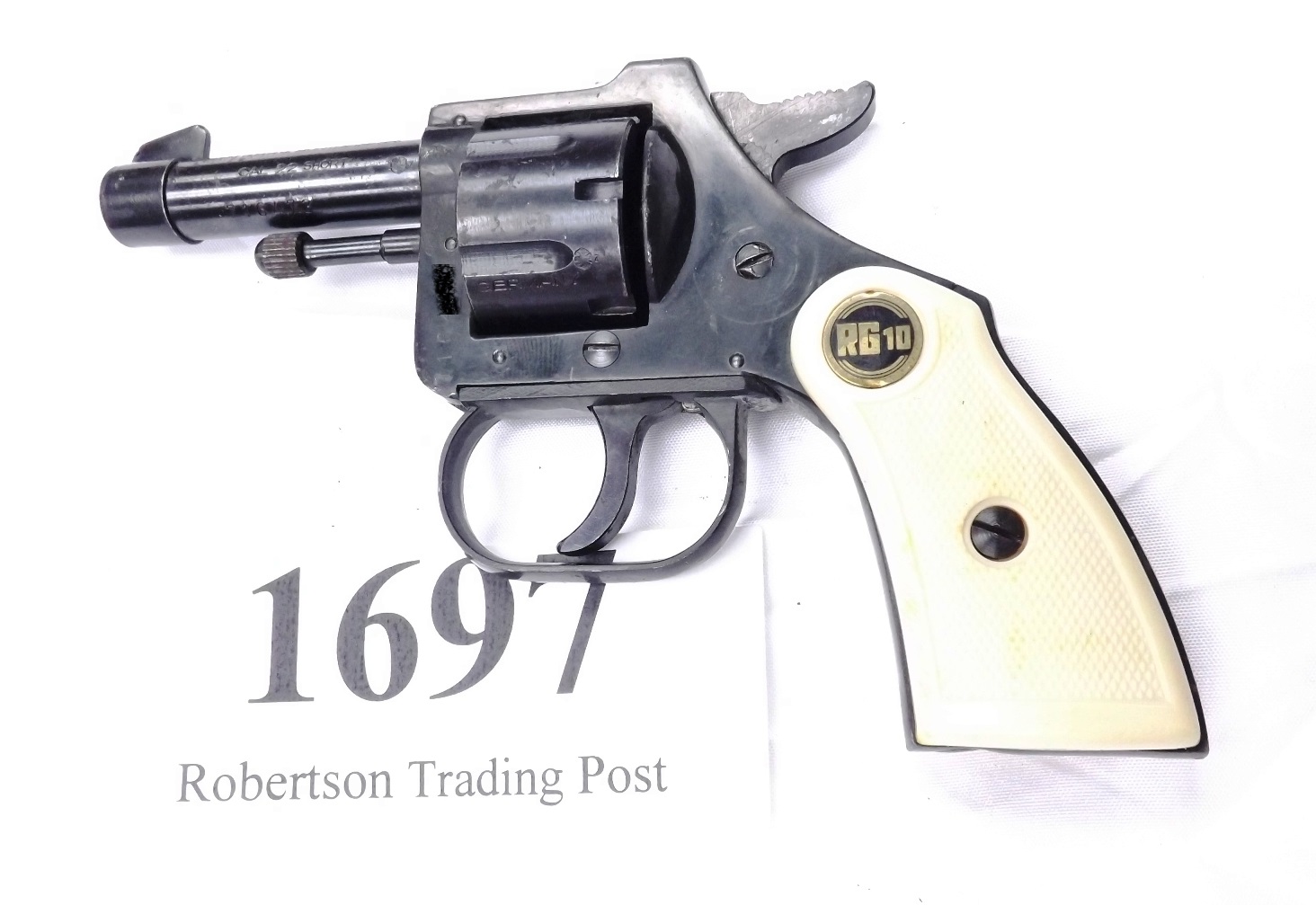 Rohm .22 Short RG10  C&R 1963 VG 3” CA OK Revolver Germany SNS