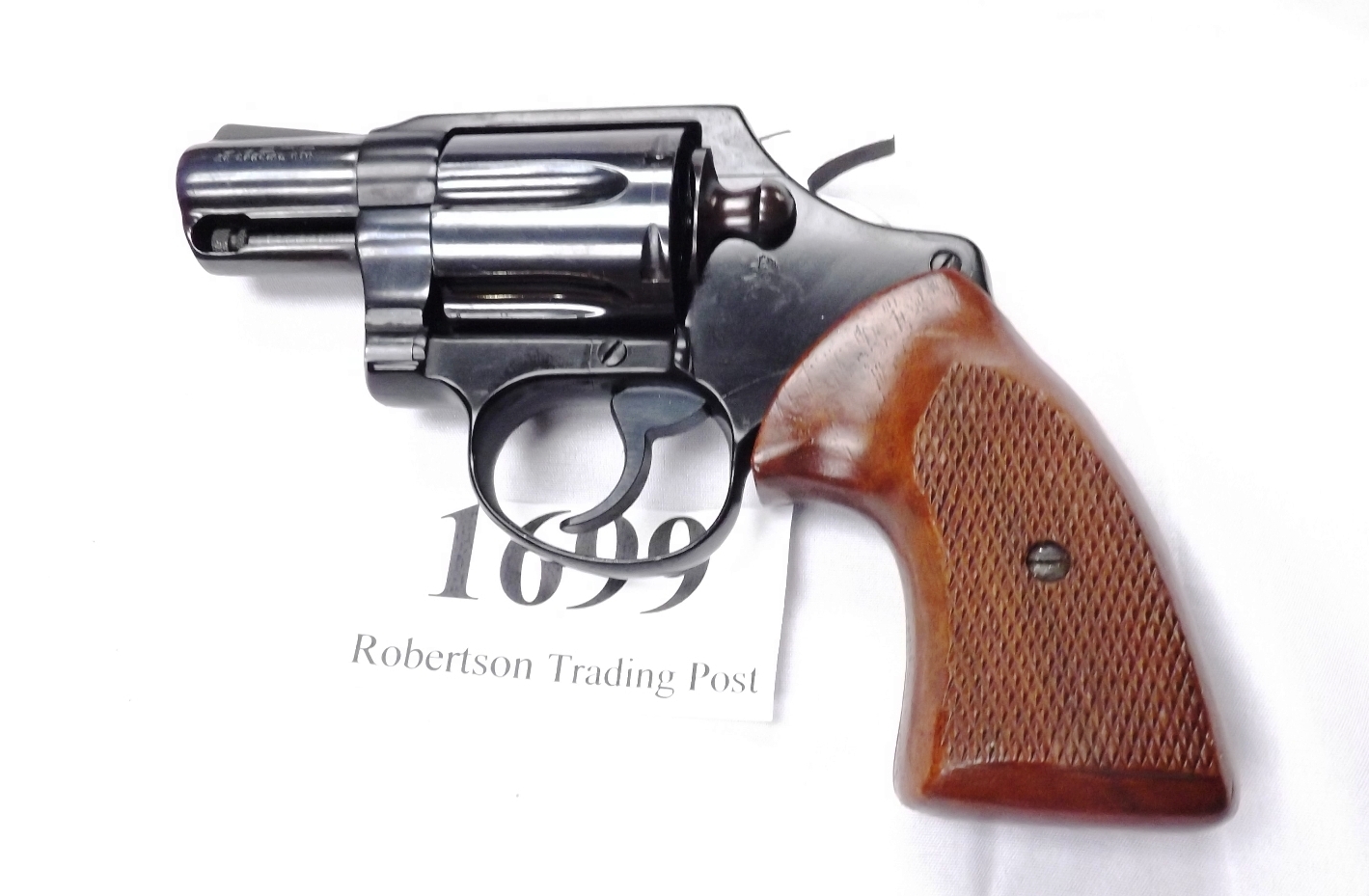 Colt .38 Spl Cobra 2nd Mod 1976 Blue Walnut 2” Snub Revolver VG-Exc