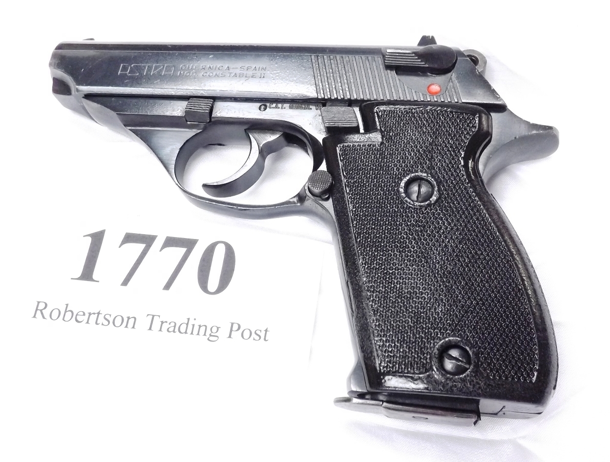 Astra Spain .380 Constable II Pistol Spanish Guardia Walther PPK type 1990 VG Dura Grips