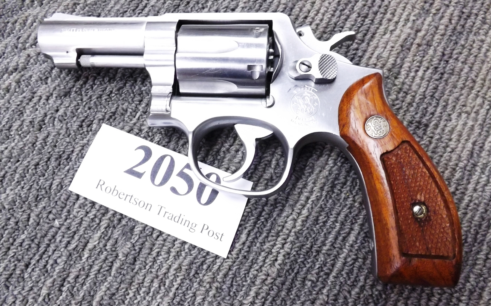 S&W .357 model 65-3 Stainless 3” Round Butt 1986 VG-Exc Revolver Smith & Wesson