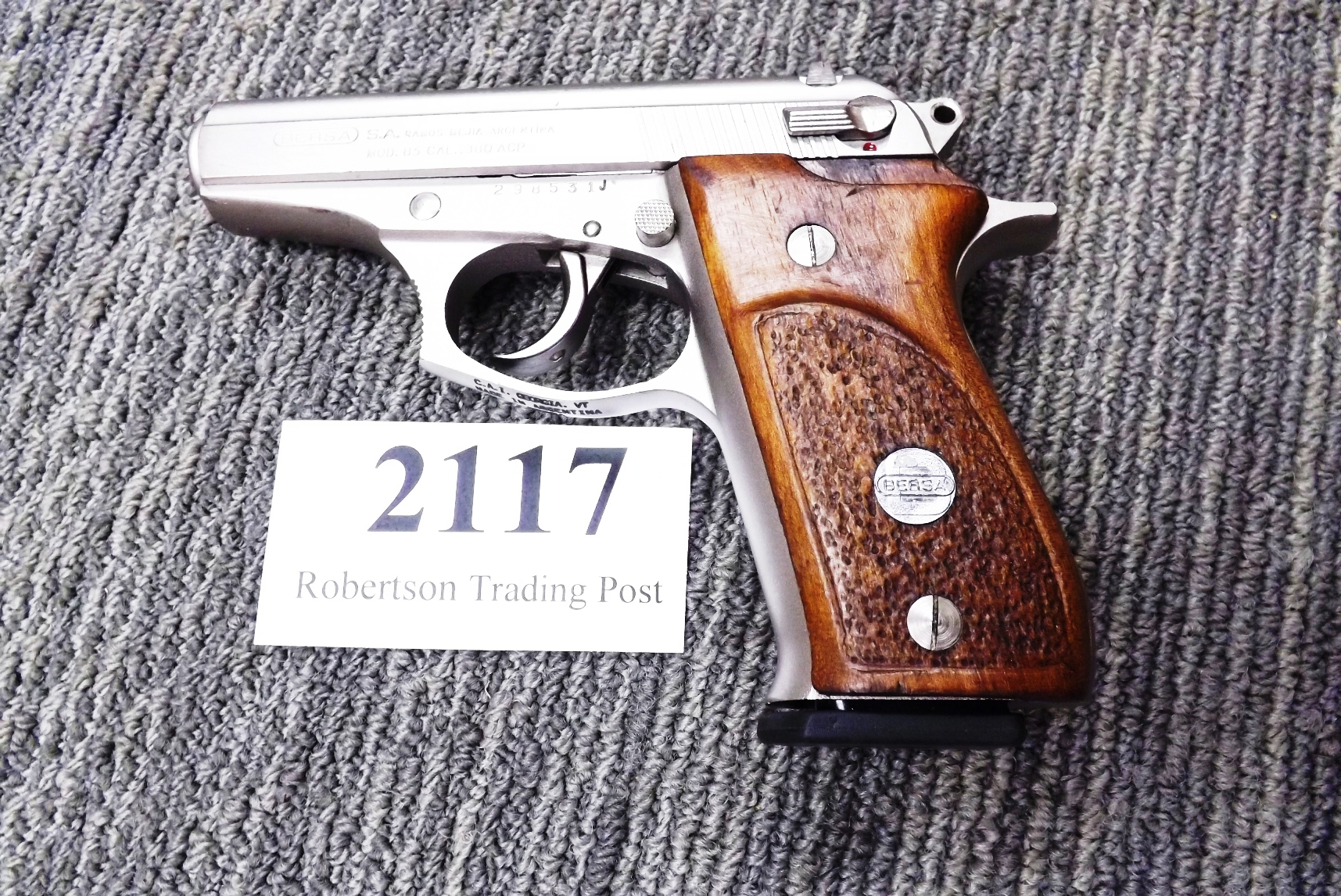 Bersa .380 model 85 Nickel 14 shot VG 1993 Beretta 84 type VG Israeli Issue