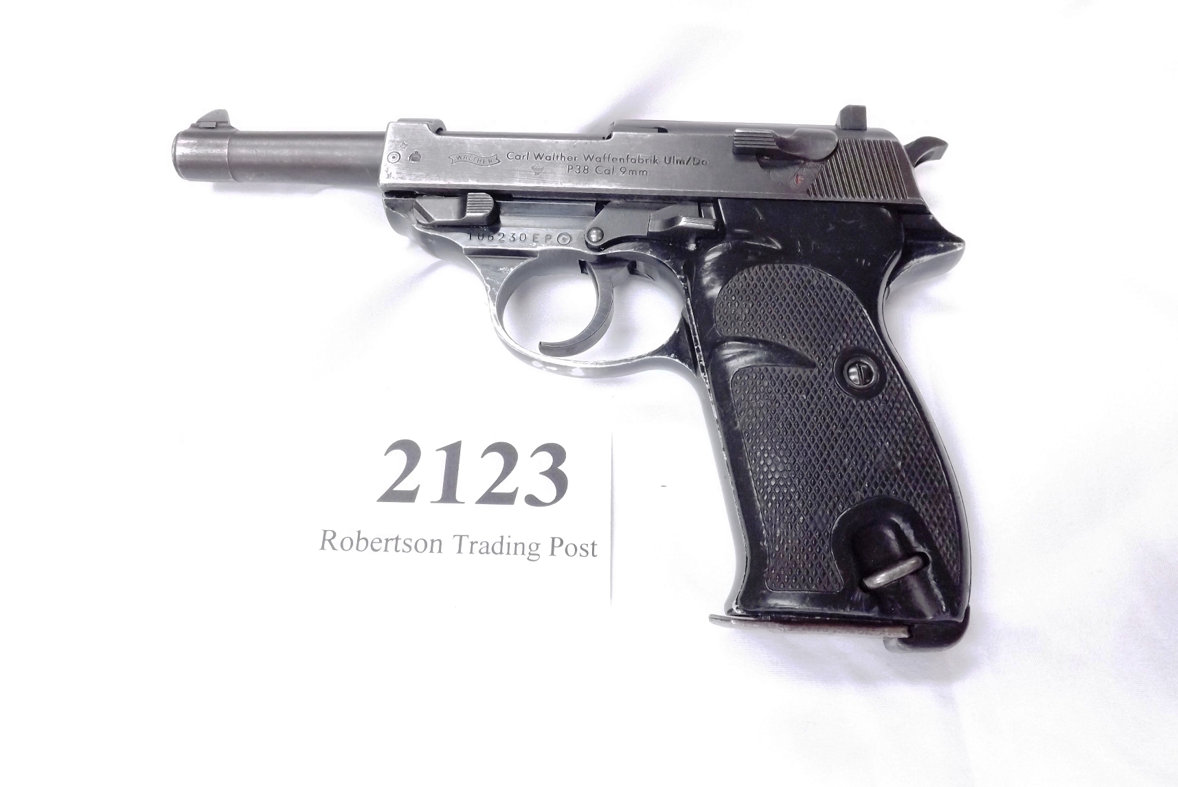 Walther 9mm Model P38 Feb. 1961 Cold Warrior C&R CA OK VG  P-38