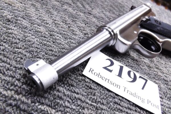 Sturm Ruger .22 LR Mark II Stainless Auto Pistol 4 3/4 Tapered 1986 VG-Exc - Image 10