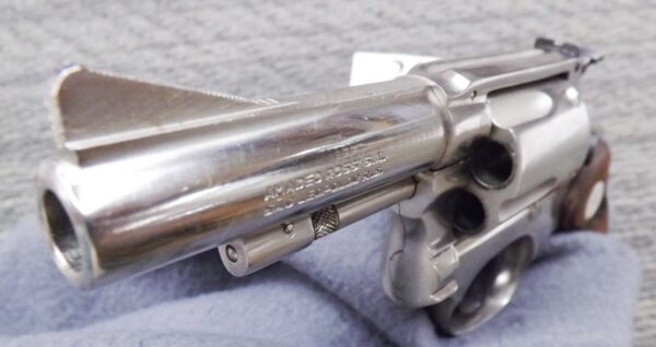 Rossi Garcia .38 Special Revolver model 68 Nickel 3” Wood Grips VG 1972 - Image 6