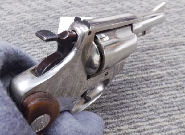 Rossi Garcia .38 Special Revolver model 68 Nickel 3” Wood Grips VG 1972 - Image 7