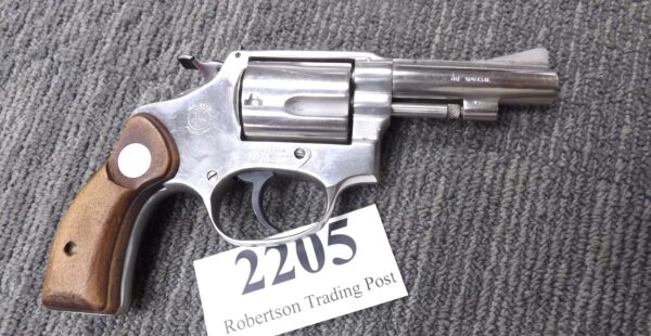 Rossi Garcia .38 Special Revolver model 68 Nickel 3” Wood Grips VG 1972 - Image 17